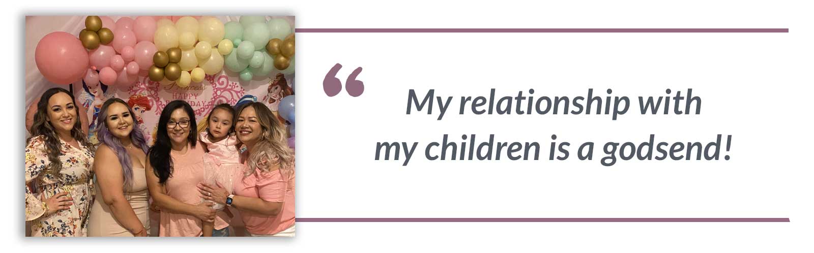 My relationship with my children is a godsend!-Maria